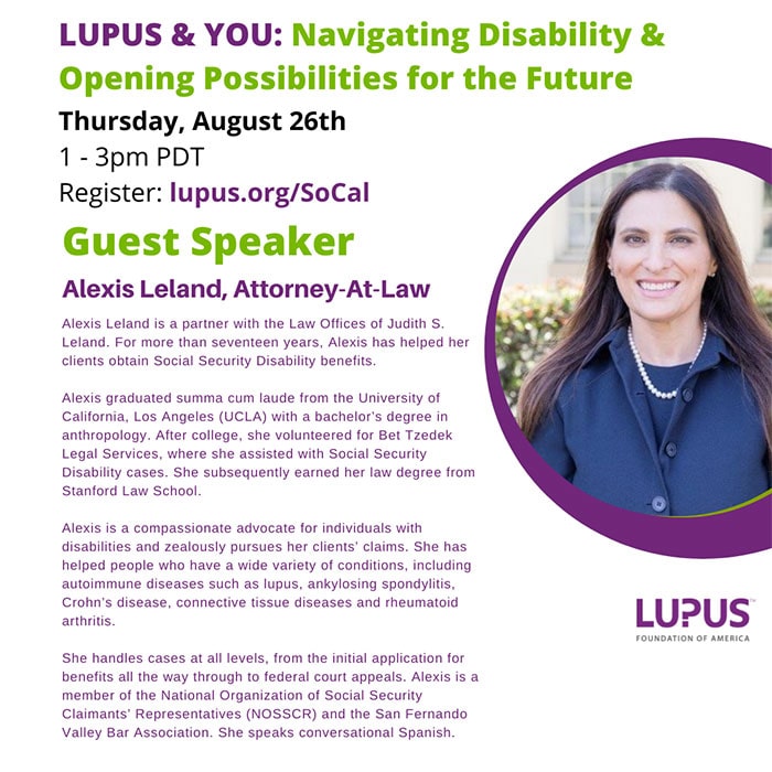 Tener discapacidad por lupus